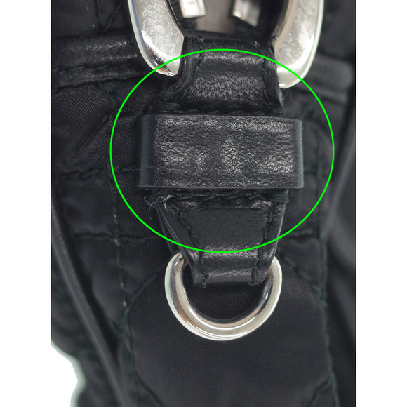 Christian Dior Cannage Chain Semi Shoulder Bag Black - Picture 8 of 8